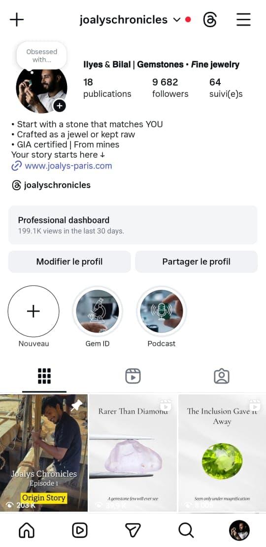 joalys social media contenu